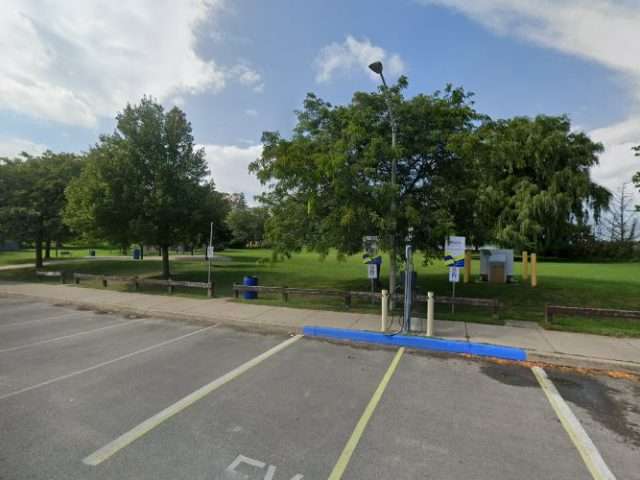 FLO Charging Station in St. Catharines Ontario Canada