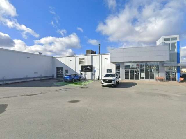 FLO Charging Station in Rouyn-Noranda Quebec Canada