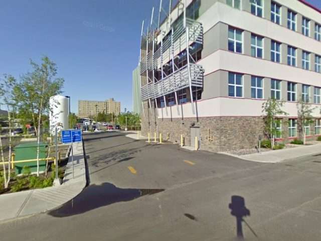 FLO Charging Station in Yellowknife Northwest Territories Canada