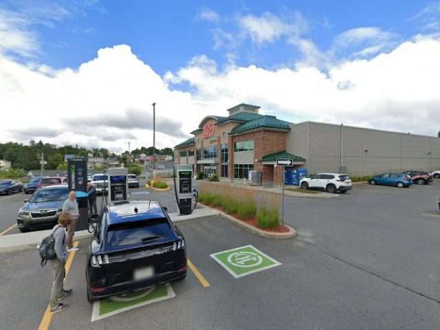 EcoCharge Charging Station in Sainte-Agathe-des-Monts Quebec Canada