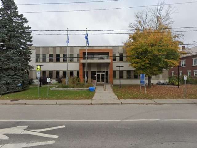 Flo Charging Station in Maniwaki Quebec Canada