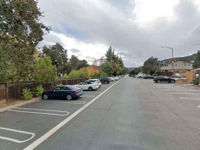 Los Gatos Public Parking Lot 1 in Los Gatos California
