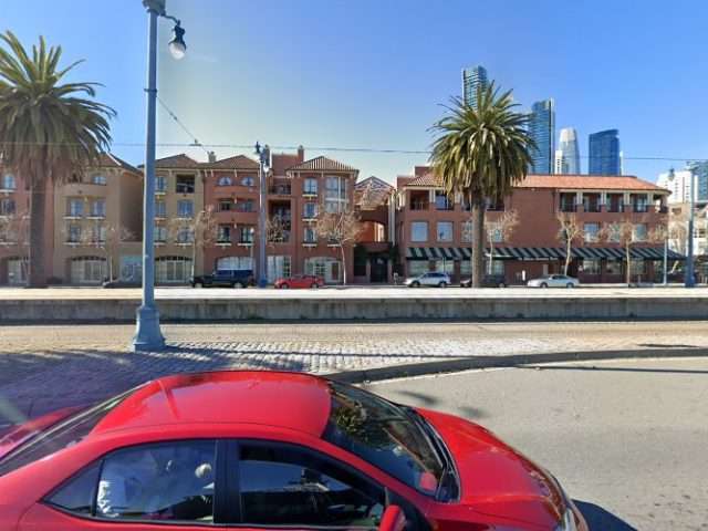 The Embarcadero & Brannan St in San Francisco California