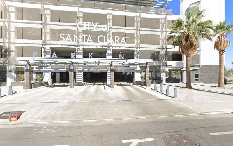 City of Santa Clara Tasman Garage EV Charging Station at 2525 Tasman Dr