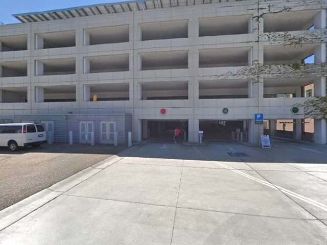 UCSB Parking Lot 10 in Santa Barbara California