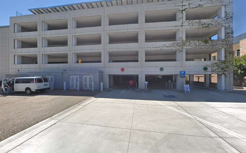 UCSB Parking Lot 10 EV Charging Station at Mesa Rd