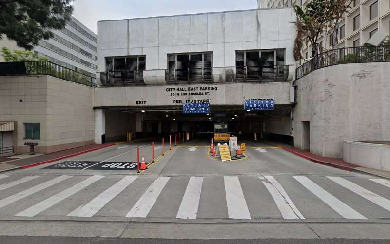 City Hall East Parking Garage EV Charging Station at 201 N Los Angeles St