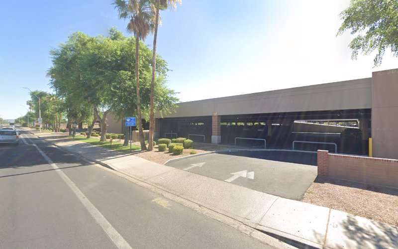 Phoenix College Garage EV Charging Station at 1202 W Thomas Rd