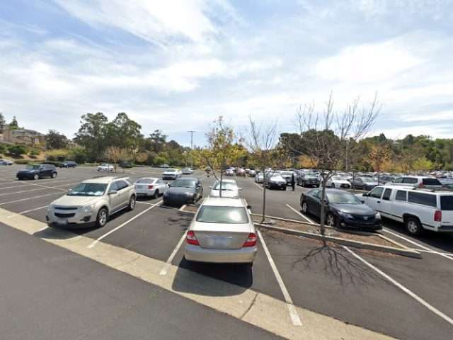Parking Lot G, CSU East Bay in Hayward California