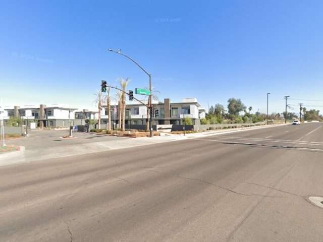 Canal On Baseline in Mesa Arizona