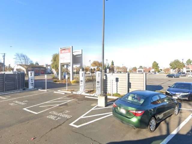 Electrify America Charging Station in Fremont California