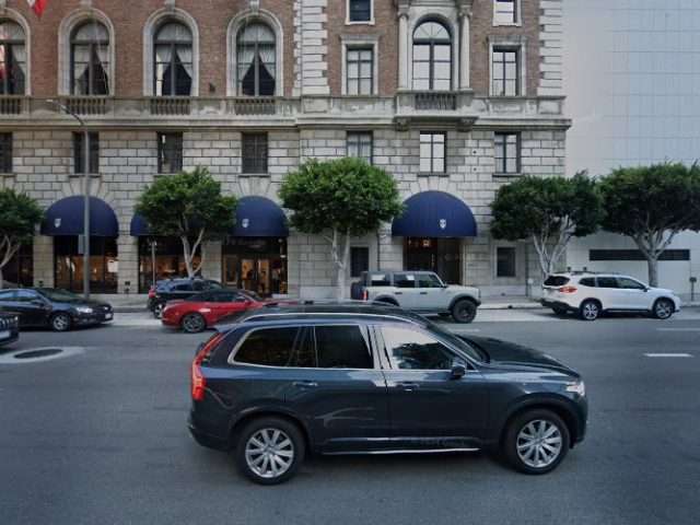 Tesla Destination Charger in Los Angeles California