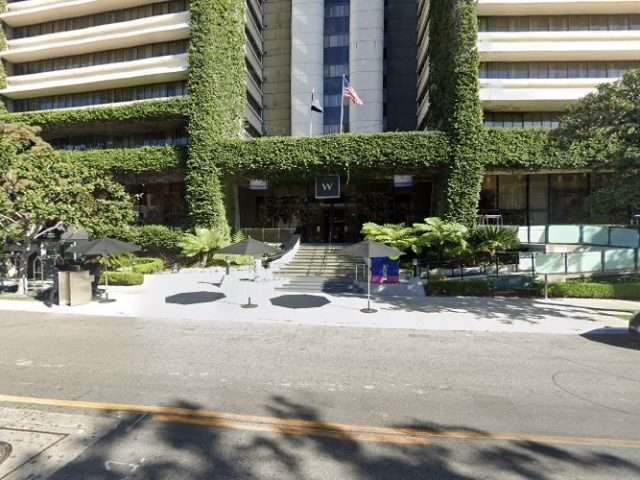 Tesla Destination Charger in Los Angeles California