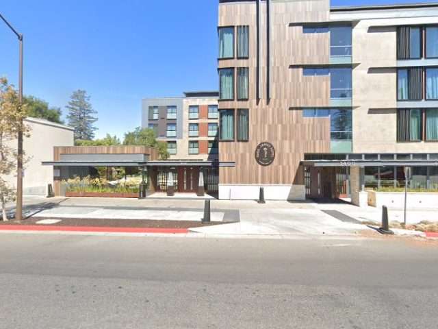 Tesla Destination Charger in Menlo Park California