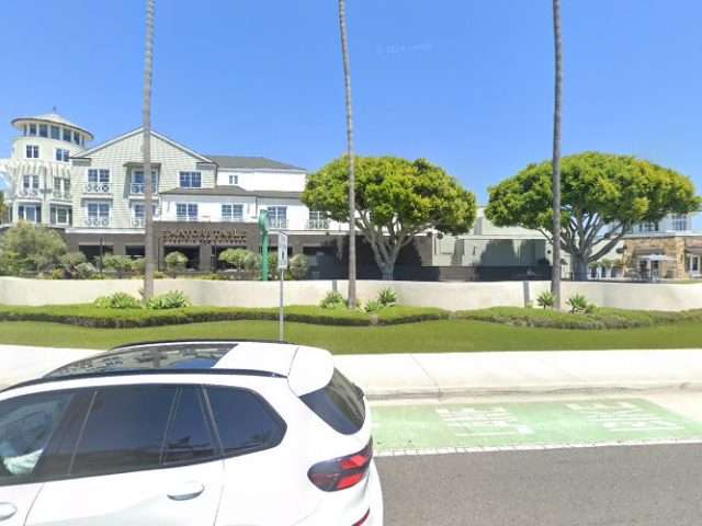 Tesla Destination Charger in Newport Beach California