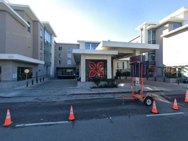 Tesla Destination Charger in Palo Alto California