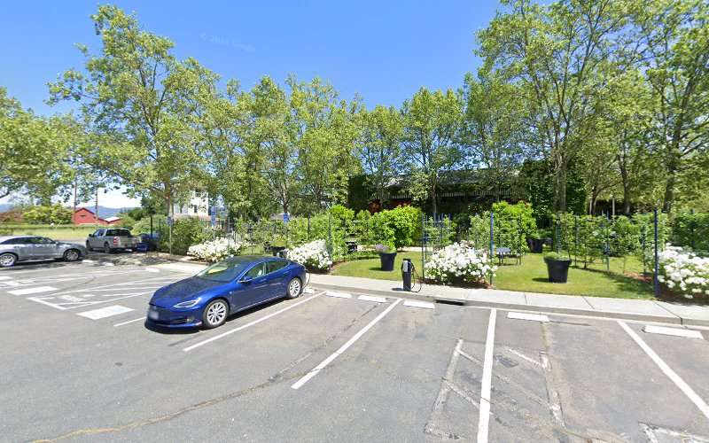 Tesla Destination Charger EV Charging Station at St. Supery Estate Vineyards & Winery