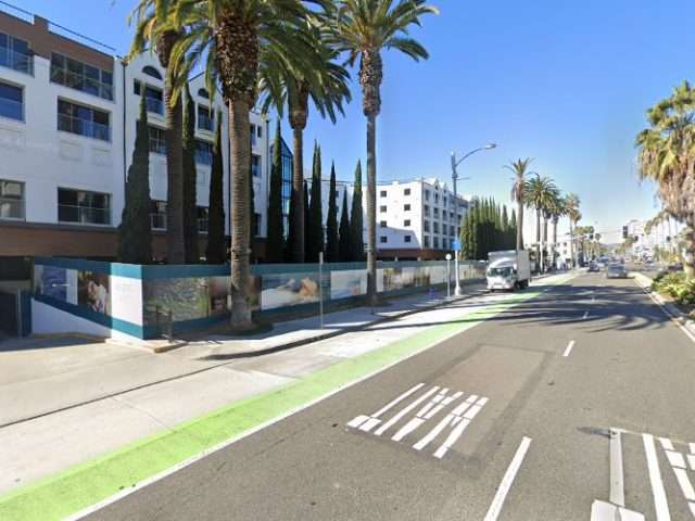 Tesla Destination Charger in Santa Monica California