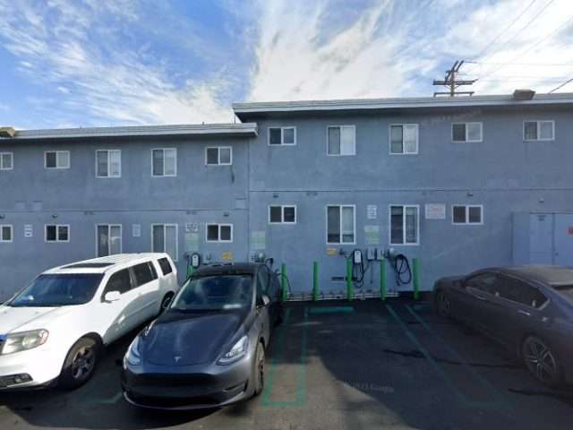 Tesla Destination Charger in Santa Monica California