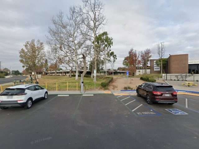 ChargePoint Charging Station in Fullerton California