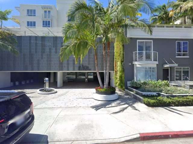 Tesla Destination Charger in Beverly Hills California