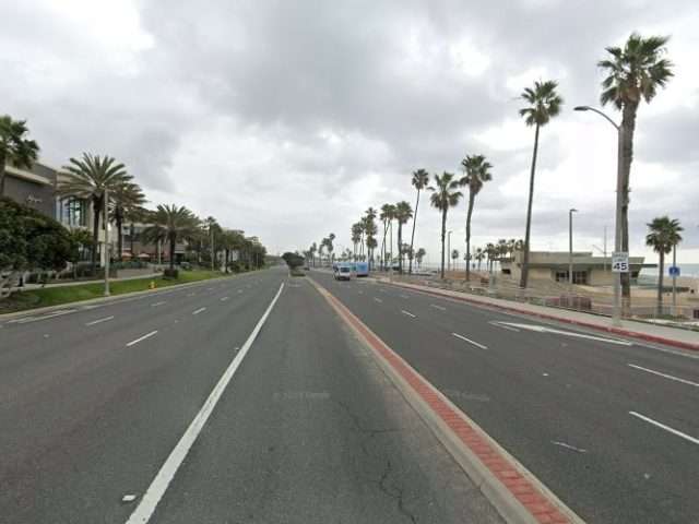 Tesla Destination Charger in Huntington Beach California