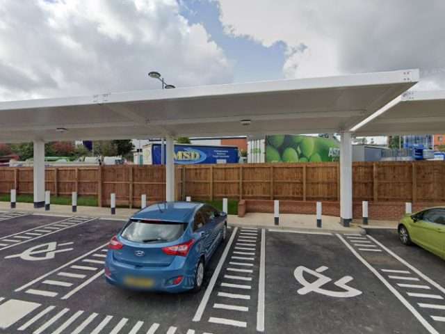 Shell Recharge Charging Station in Leicester United Kingdom of Great Britain and Northern Ireland