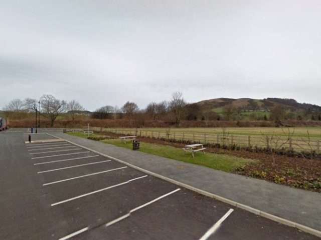 Swarco eConnect Charging Station in Corwen United Kingdom of Great Britain and Northern Ireland