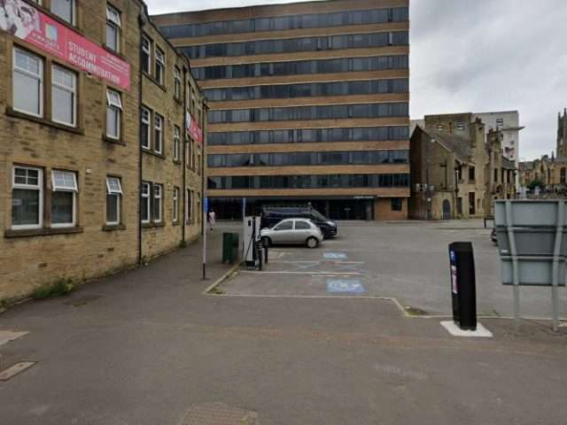 GeniePoint Charging Station in Huddersfield United Kingdom of Great Britain and Northern Ireland