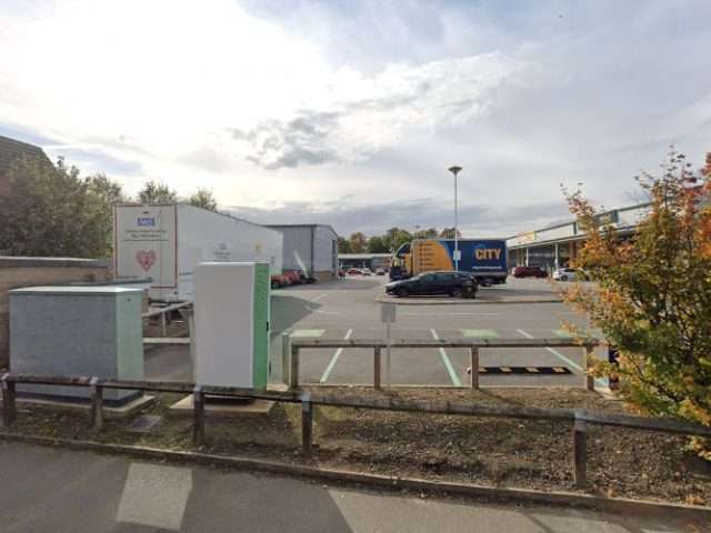 MER Charging Station in Dewsbury United Kingdom of Great Britain and Northern Ireland