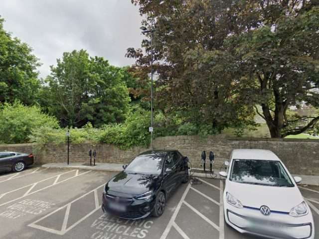 Connected Kerb Charging Station in Ripon United Kingdom of Great Britain and Northern Ireland