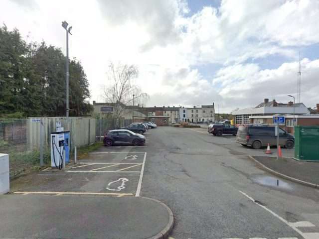 SWARCO Charging Station in Leominster United Kingdom of Great Britain and Northern Ireland