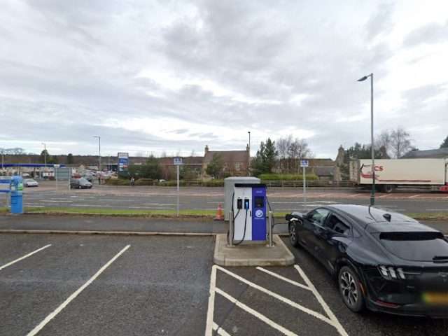 ChargePlace Scotland Charging Station in Elgin United Kingdom of Great Britain and Northern Ireland