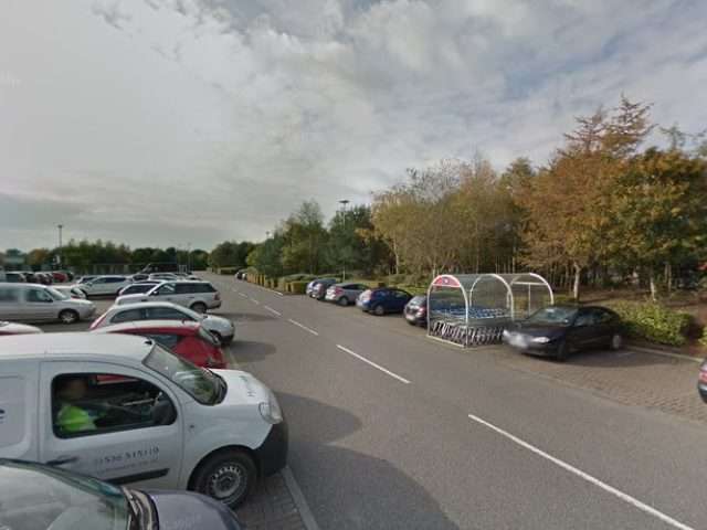 Pod Point Charging Station in Forres United Kingdom of Great Britain and Northern Ireland