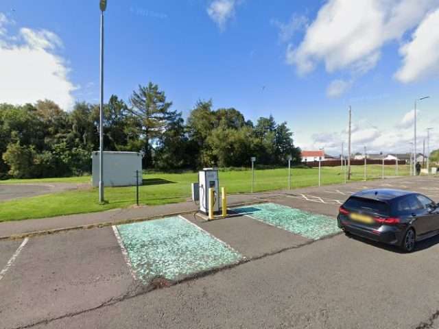 ChargePlace Scotland Charging Station in Larkhall United Kingdom of Great Britain and Northern Ireland