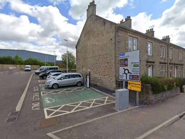 ChargePlace Scotland Charging Station in Lanark United Kingdom of Great Britain and Northern Ireland