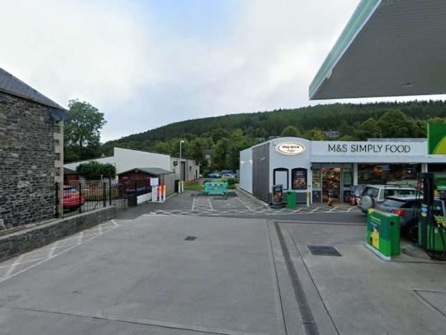 bp pulse Charging Station in Peebles United Kingdom of Great Britain and Northern Ireland
