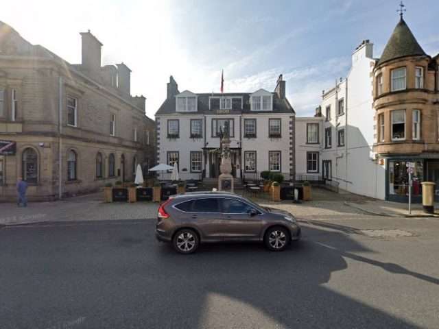 Wenea Charging Station in Peebles United Kingdom of Great Britain and Northern Ireland