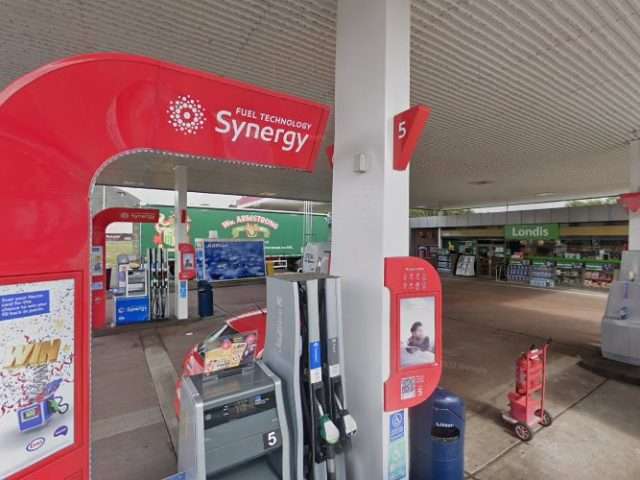 MFG EV power Charging Station in Glasgow United Kingdom of Great Britain and Northern Ireland