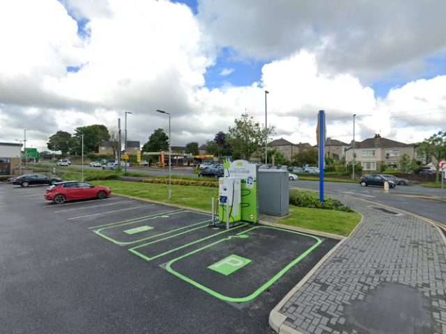 Lidl Charging Station in Bradford United Kingdom of Great Britain and Northern Ireland