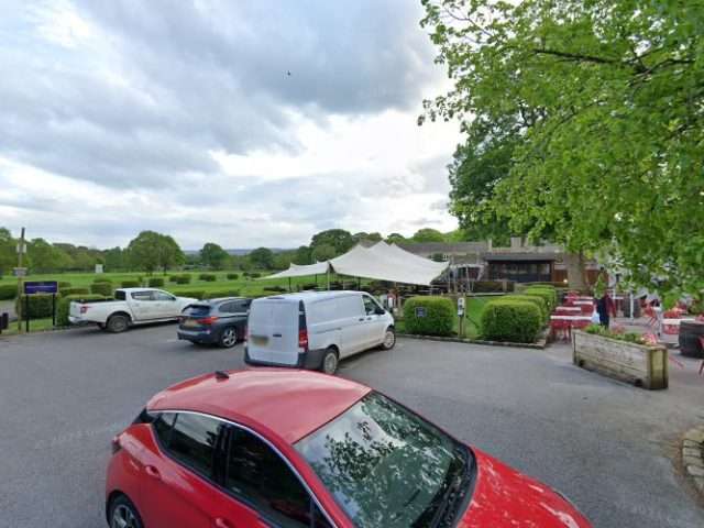 Tesla Destination Charger in Skipton United Kingdom of Great Britain and Northern Ireland