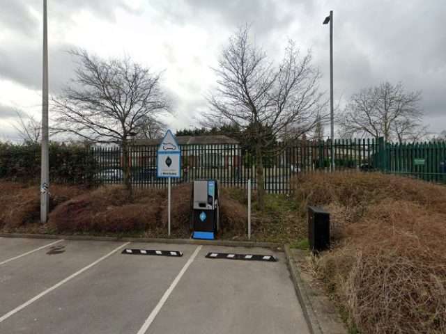GeniePoint Charging Station in Bradford United Kingdom of Great Britain and Northern Ireland