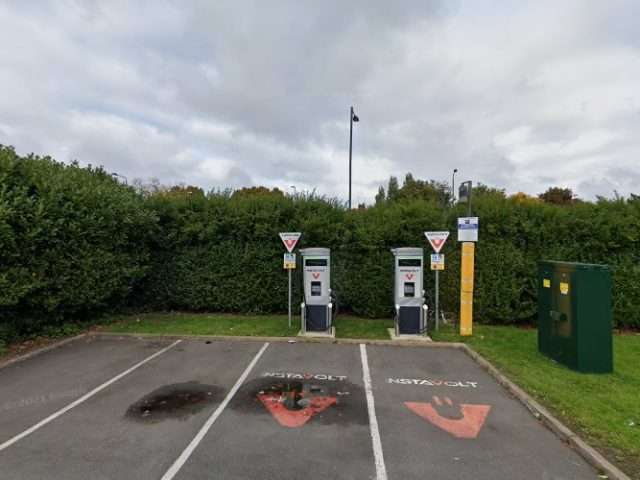 Instavolt Charging Station in Derby United Kingdom of Great Britain and Northern Ireland