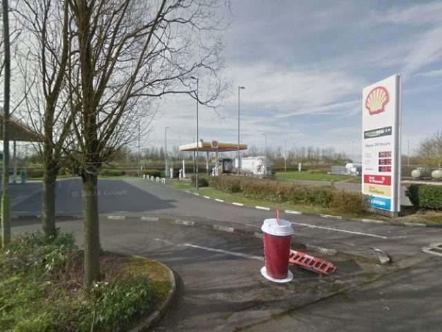 Applegreen Electric Charging Station in Derby United Kingdom of Great Britain and Northern Ireland