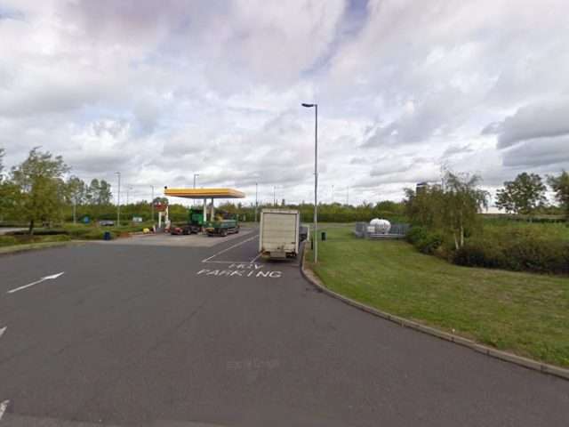 Applegreen Electric Charging Station in Derby United Kingdom of Great Britain and Northern Ireland