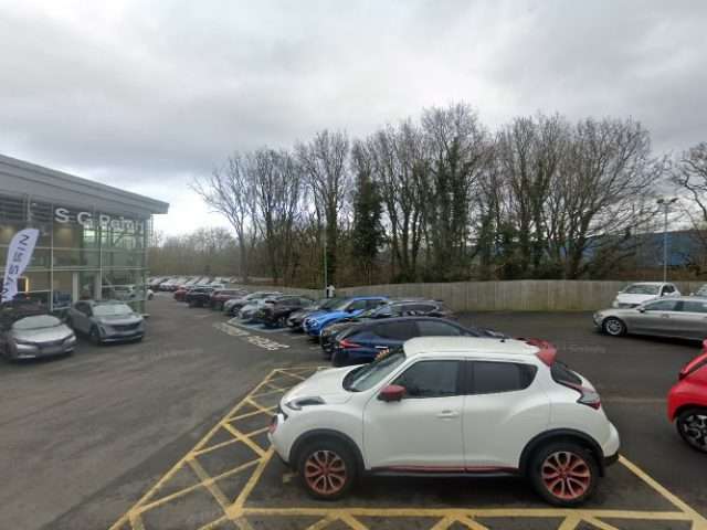 Nissan Charging Station in Durham United Kingdom of Great Britain and Northern Ireland