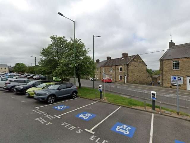 Mer Charging Station in Consett United Kingdom of Great Britain and Northern Ireland