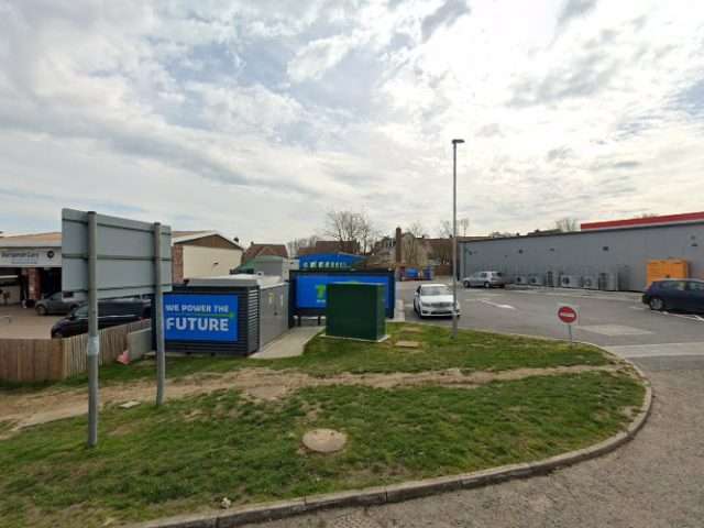 MFG EV power Charging Station in Buntingford United Kingdom of Great Britain and Northern Ireland