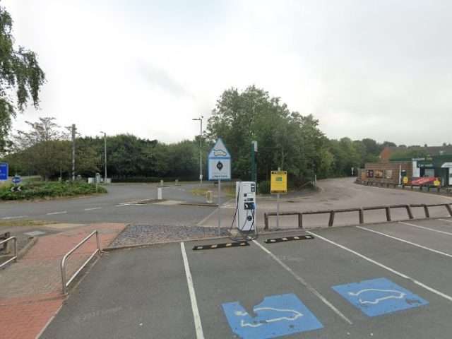 GeniePoint Charging Station in Welwyn Garden City United Kingdom of Great Britain and Northern Ireland