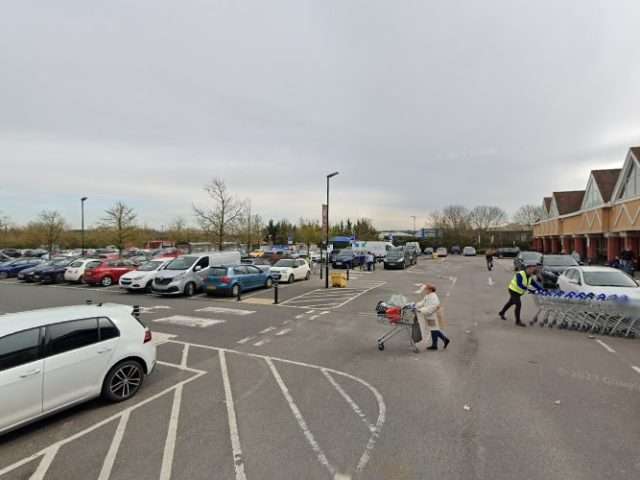 Pod Point Charging Station in Royston United Kingdom of Great Britain and Northern Ireland